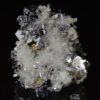 Truncated Galena, Quartz, Chalcopyrite, Calcite