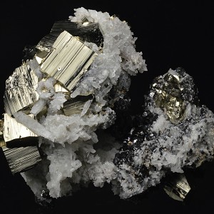 Pyrite, Quartz, Sphalerite, Galena