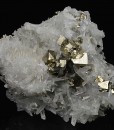 Pyrite on Quartz