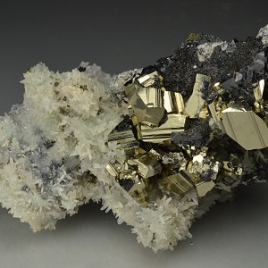 Pyrite, Quartz, Sphalerite