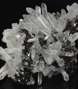 Quartz on Sphalerite