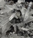 Quartz on Sphalerite