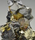 Pyrite, gem Sphalerite var.Cleiophane, Galena, Chalcopyrite
