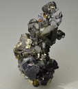 Pyrite, gem Sphalerite var.Cleiophane, Galena, Chalcopyrite