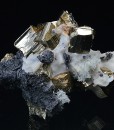 Pyrite, Calcite, Sphalerite, Quartz