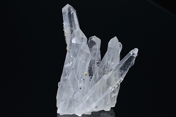 Chalcopyrite on Quartz