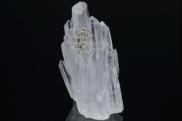Chalcopyrite on Quartz