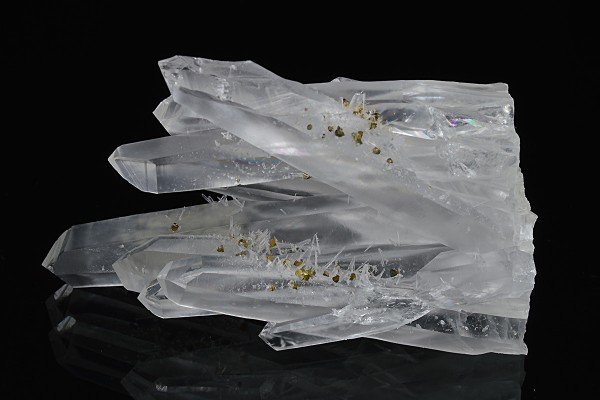 Chalcopyrite on Quartz