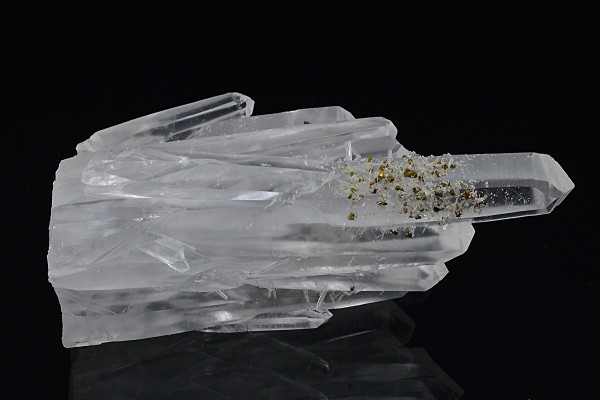 Chalcopyrite on Quartz