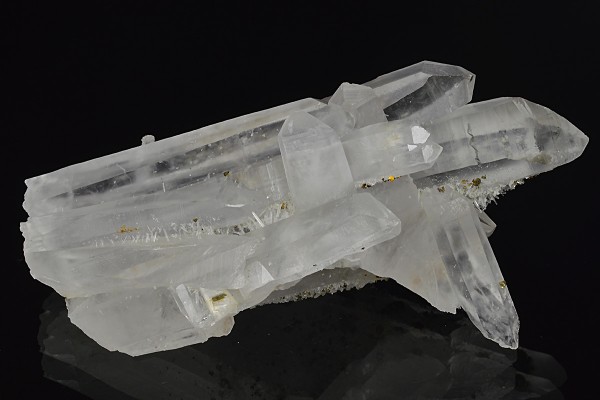 Quartz with Chalcopyrite, Pyrite inclusions