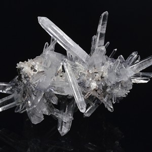 Bi-terminated Quartz, Sphalerite, Calcite