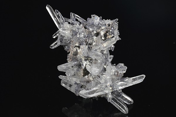 Bi-terminated Quartz, Sphalerite, Calcite