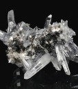 Bi-terminated Quartz, Sphalerite, Calcite
