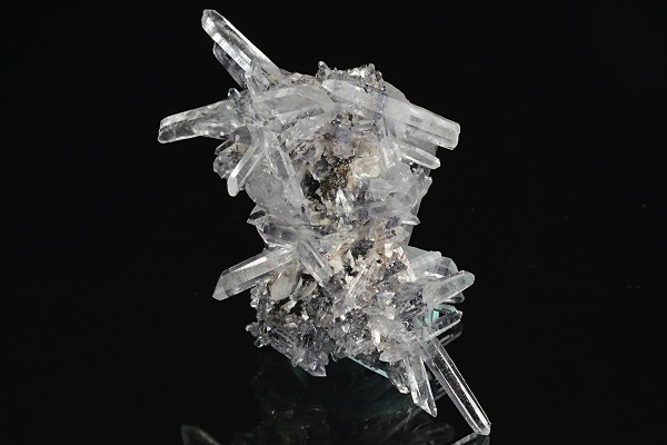 Bi-terminated Quartz, Sphalerite, Calcite