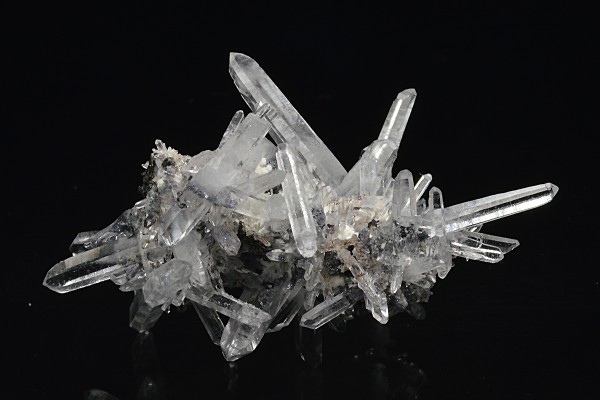 Bi-terminated Quartz, Sphalerite, Calcite