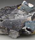 Iridescent Chalcopyrite on Galena, Sphalerite