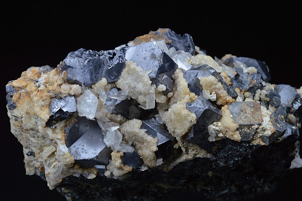 Galena, two generations Calcite, Sphalerite