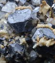 Galena, two generations Calcite, Sphalerite