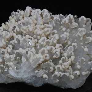 Quartz tinged with Calcite