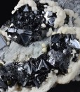 Sphalerite, Calcite