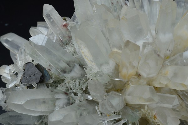 Quartz, Chalcopyrite, Sphalerite