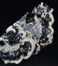 Sphalerite, Calcite