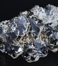 gem Sphalerite var.Cleiophane, Galena, Calcite