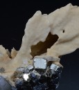 Pseudomorphous after Calcite, Pyrite, Quartz