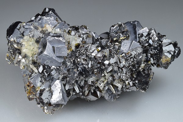 Truncated Galena, gem Sphalerite var.Cleiophane, Quartz