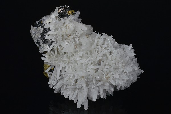 Quartz, Chalcopyrite, Sphalerite