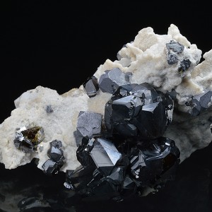 Truncated Galena, Cleiophane, Calcite