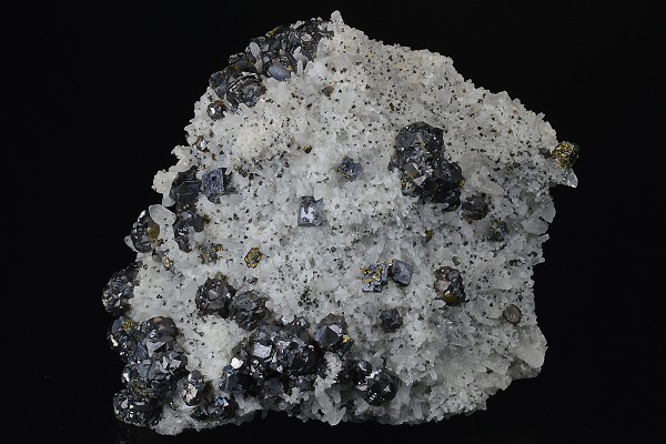 Cleiophane, Galena, Quartz, Chalcopyrite