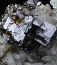 Skeletal Galena, Cleiophane, Quartz, Chalcopyrite