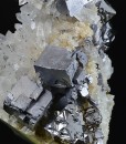 Skeletal Galena, Cleiophane, Quartz, Chalcopyrite
