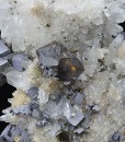 Skeletal Galena, Cleiophane, Quartz, Chalcopyrite