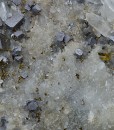 Skeletal Galena, Cleiophane, Quartz, Chalcopyrite