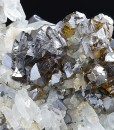 Skeletal Galena, Cleiophane, Quartz, Chalcopyrite