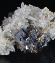 Skeletal Galena, Cleiophane, Quartz, Chalcopyrite