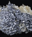 Galena on Pyrite, Quartz
