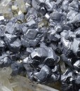 Galena on Pyrite, Quartz