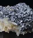 Galena on Pyrite, Quartz