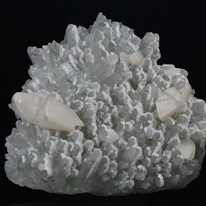 Calcite on Quartz