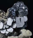 Skeletal Galena, Quartz, Sphalerite, Chalcopyrite