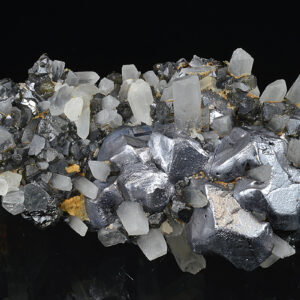 Twinned Galena, Quartz, Cleiophane