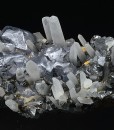 Twinned Galena, Quartz, Cleiophane