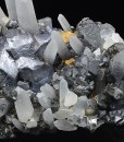 Twinned Galena, Quartz, Cleiophane