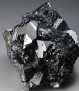 gem Sphalerite var.Cleiophane on twinned Galena