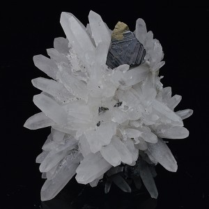 Quartz, Sphalerite, Galena, Chalcopyrite
