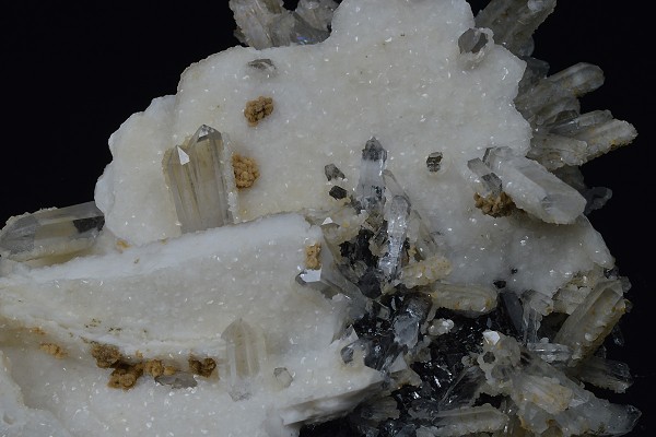 Quartz, Calcite, Sphalerite