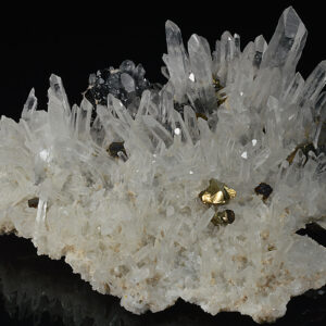 Quartz, Chalcopyrite, Sphalerite